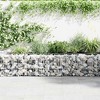 vidaXL Gabion Wall Galvanized Steel 177.2"x11.8"x19.7" - 4 of 4