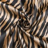 INSPIRE CHIC Women Zebra Printed Satin Large Square Silky Neck Scarves 1Pc - 4 of 4