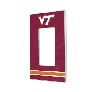 NCAA ACC Universities Stripe Hidden-Screw Light Switch Plate for Single Rocker - 1 of 4
