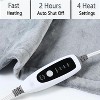 Large Weighted Heating Pad for Neck, Shoulders and Back,4 Heat Settings, Fast Heating, Auto Shut Off, Electric Full Body Pain Relief - 3 of 4