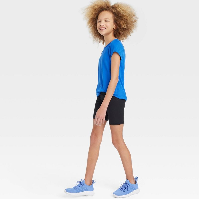 Girls' Core Bike Shorts - All In Motion™, 4 of 5