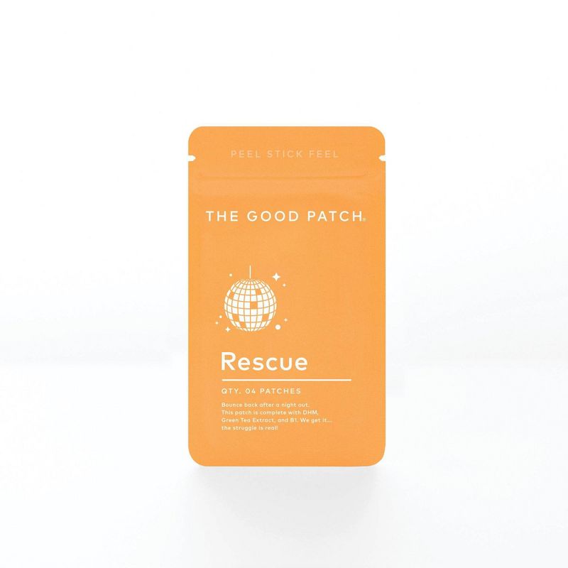 The Good Patch Rescue Plant-Based Vegan Wellness Patch - 4ct, 1 of 12