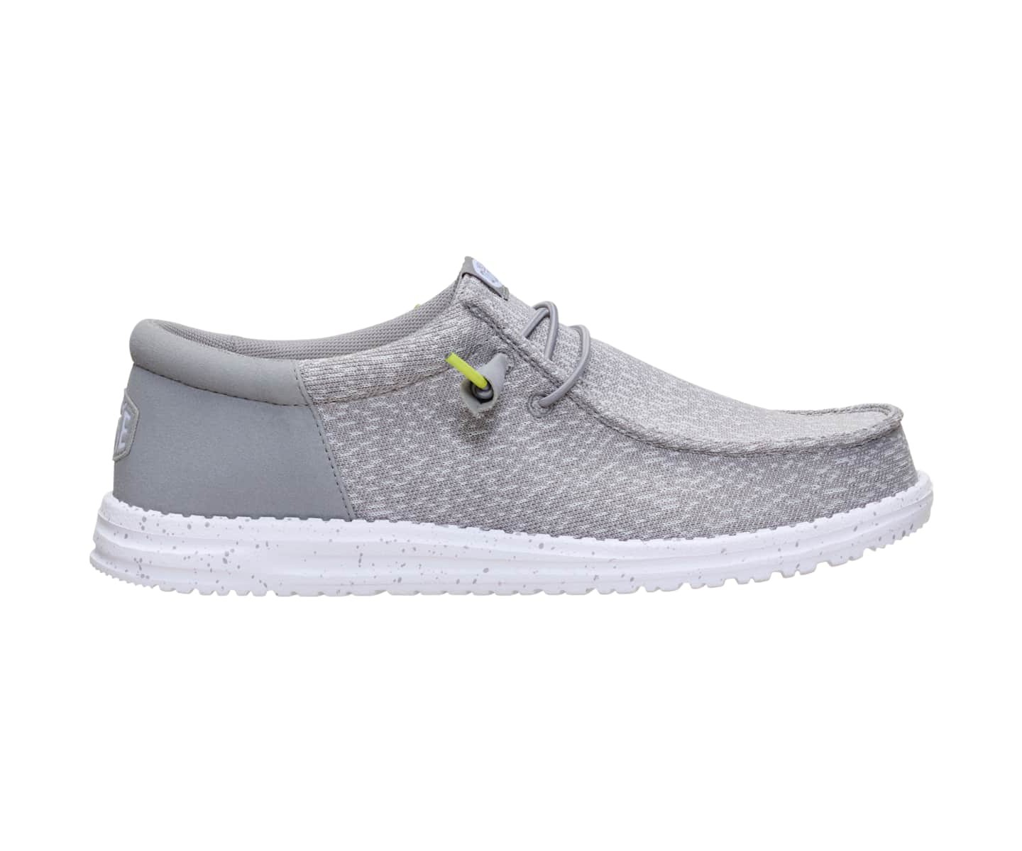 HEYDUDE Men Wally Funk Stretch Speckle, Flannel Grey/Multi, 7, цвет: Серый — фото 1