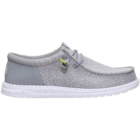 HEYDUDE Men Wally Funk Stretch Speckle , Flannel Grey/Multi, 7
