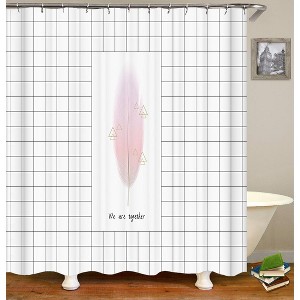 We Are Together Shower Curtains for Bathroom Waterproof Fabric Bath Curtain Durable Soft Stylish Bathroom Decor 72x72 Inch - 1 of 1