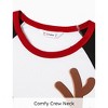 PATPAT Family Matching Pajamas Sets Colorblock Crewneck Long Sleeve Lightweight Pullover For Family - 4 of 4