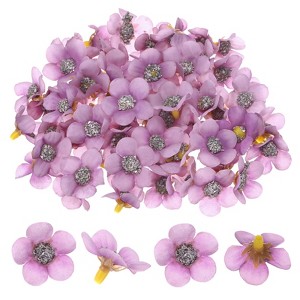 Unique Bargains Silk Decor DIY Wedding Mini Bulk Artificial Daisy Flowers Heads - 1 of 4