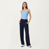 Anna-Kaci Active Women's High Waist Wide Leg Sweatpants with Side Pockets and Smooth Stretch Fabric - 2 of 4