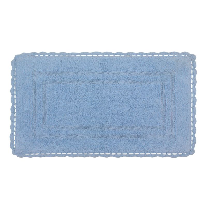 Casual Elegence Collection Cotton Reversible Tufted Bath Rug - Home Weavers, 2 of 5