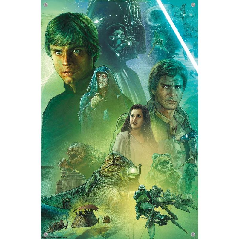 Trends International Star Wars: The Return Of The Jedi - Celebration Mural Unframed Wall Poster Prints, 4 of 7