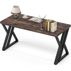 Vynxaria 55¡± Modern Writing Desk with Z-Shaped Metal Legs, Heavy Duty Computer Desk for Home Office & Study - 1 of 4