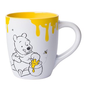 Silver Buffalo Disney Winnie The Pooh "Sweet As Can Bee" Ceramic Mug | Holds 25 Ounces - 1 of 4