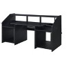 Vynxaria Black Computer Desks Music Production Desk with Earphone Rack Ergonomic Workspace Solution - 4 of 4