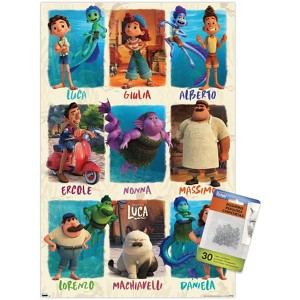 Trends International Disney Pixar Luca - Grid Unframed Wall Poster Prints - 1 of 4