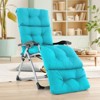 Costway 2 PCS 73" Lounge Chaise Cushion Padded Recliner Cushion Indoor Outdoor Black/Dark Orange/Gray/Orange/Brown/Beige - 4 of 4