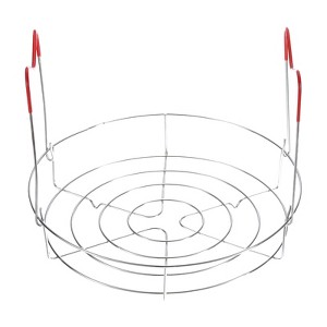 Unique Bargains Stainless Steel Foldable Durable Corrosion-Resistant Canning Rack - 1 of 4
