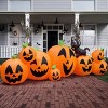 Joyfy 10 FT Long Halloween Inflatables Outdoor Decorations, 8 Pcs Inflatable Pumpkin with Black Cat for Halloween Party Yard Lawn Outdoor Decorations - 4 of 4