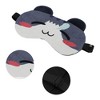 Unique Bargains Soft Cartoon Sleep Mask Snotlout Cat Gray Blue 1 Pc - 3 of 4