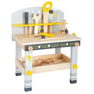 Small Foot Compact Wooden Workbench with Tools - 1 of 4