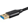 Monoprice USB & Lightning Cable - 10 Feet - Black | USB 3.0 A Male to A Female Premium Extension Cable - 3 of 4