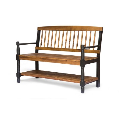 Corinne Acacia Bench - Teak - Christopher Knight Home