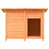 vidaXL Dog House Brown, Green Solid pine wood 47.2 x 30.3 x 33.9 in - 2 of 4