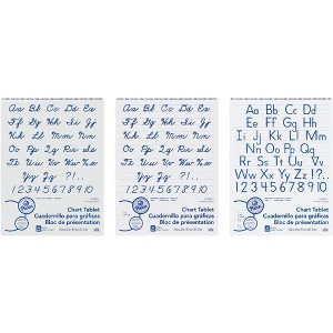 Pacon Chart Tablet Assortment, 24 x 32 Inches, White, 25 Sheets, Pack of 12 - 1 of 3