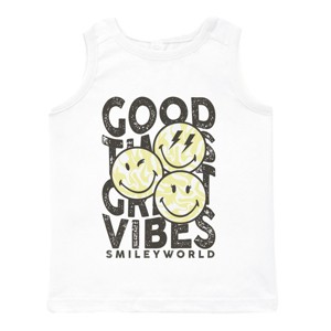 The Juniper Shop SmileyWorld Good Times Great Vibes  Toddler Tank - 1 of 4