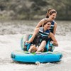 Kwik Tek Airhead Classic US Coast Guard Approved Type III Family Adult Life Vest Jacket with 4 Quick Release Belts, 2XL/3XL, Blue/Gray - 3 of 4