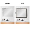 Amanti Art Mirror Makeover Bathroom Mirror Frame Border Kit - Fully Assembled Peel and Stick Frame - Mirror NOT Included - Rustic Plank Narrow Trim - 4 of 4