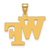 Black Bow Jewelry 14k Yellow Gold Plated Sterling Silver Wake Forest Demon Deacons NCAA Large Pendant - 3 of 4