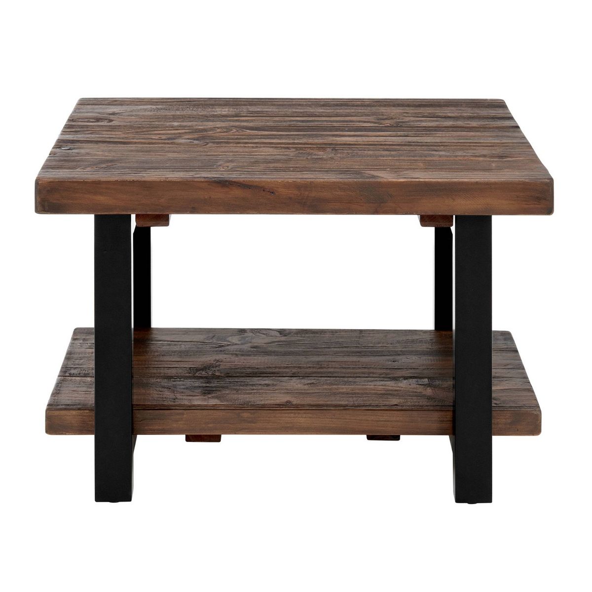 Pomona Metal and Wood Square Coffee Table - Alaterre Furniture - thumbnail 10