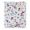 NicBex 3/4 PCS Sheet Set,White Village Print Bedding Set with 1 Flat Sheet,1 Fitted Sheet,2 Pillowcases,Bed Sheets for Women,Men,Kids,Teens - 4 of 4