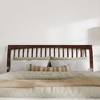 AFI Furnishings Orleans King Sleigh Solid Wood Slat Headboard, Walnut - 2 of 4