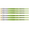 da Vinci FIT Synthetics Student Brush, Synthetic, Acrylic & Oil, Flat, Series 379, Size 8, Pack of 6 - 2 of 3