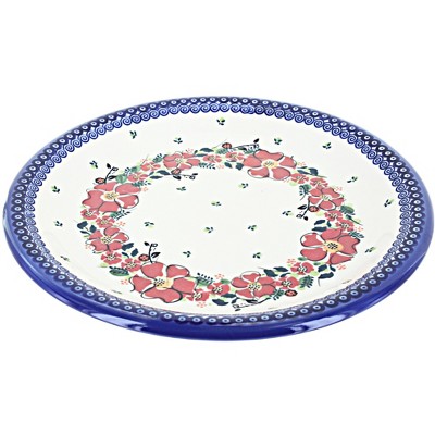 Blue Rose Polish Pottery T03 Galia Dinner Plate