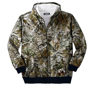 Boulder Creek by KingSize Men's Big & Tall Full-Zip Thermal Hoodie