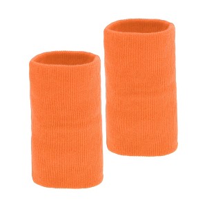 Unique Bargains Sweat Absorbent Quick Drying Sports Band Breathable Protection 1 Pair - 1 of 4