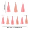 Unique Bargains Party Decoration Reusable Strong Rope Tassel Garland Banner 20 Pcs - 2 of 4