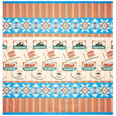 The Lakeside Collection Lake Adventure Bath Collection - Shower Curtain