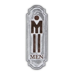 Cheung's Lovina Rustic Mens Room Placard - 1 of 2