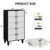 Whizmax 6-Drawer Chest of Drawers for Bedroom, Wooden Bedroom Drawer Dresser with 6 Storage Drawers - 3 of 4