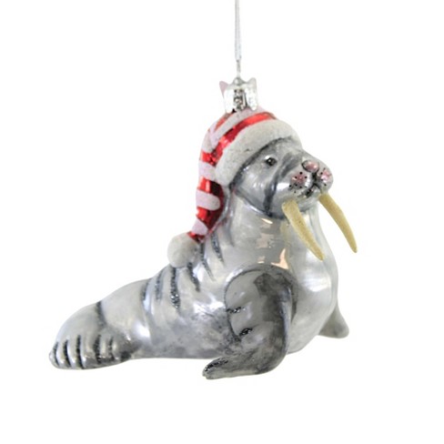 Speel cascade Smash Noble Gems Walrus Ornament - 1 Ornament 4.25 Inches - Marine Animal  Christmas - Nbx0011 - Glass - Silver : Target