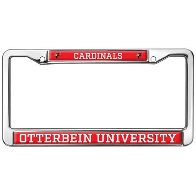 Otterbein University Mascot Full Size Standard License Plate Metal Frame