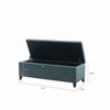 NicBex Ottoman with Storage Bench Storage Organizer Ottoman Tufted Top Soft Close Storage Bench for Entryway Bathroom Bedroom - 2 of 4