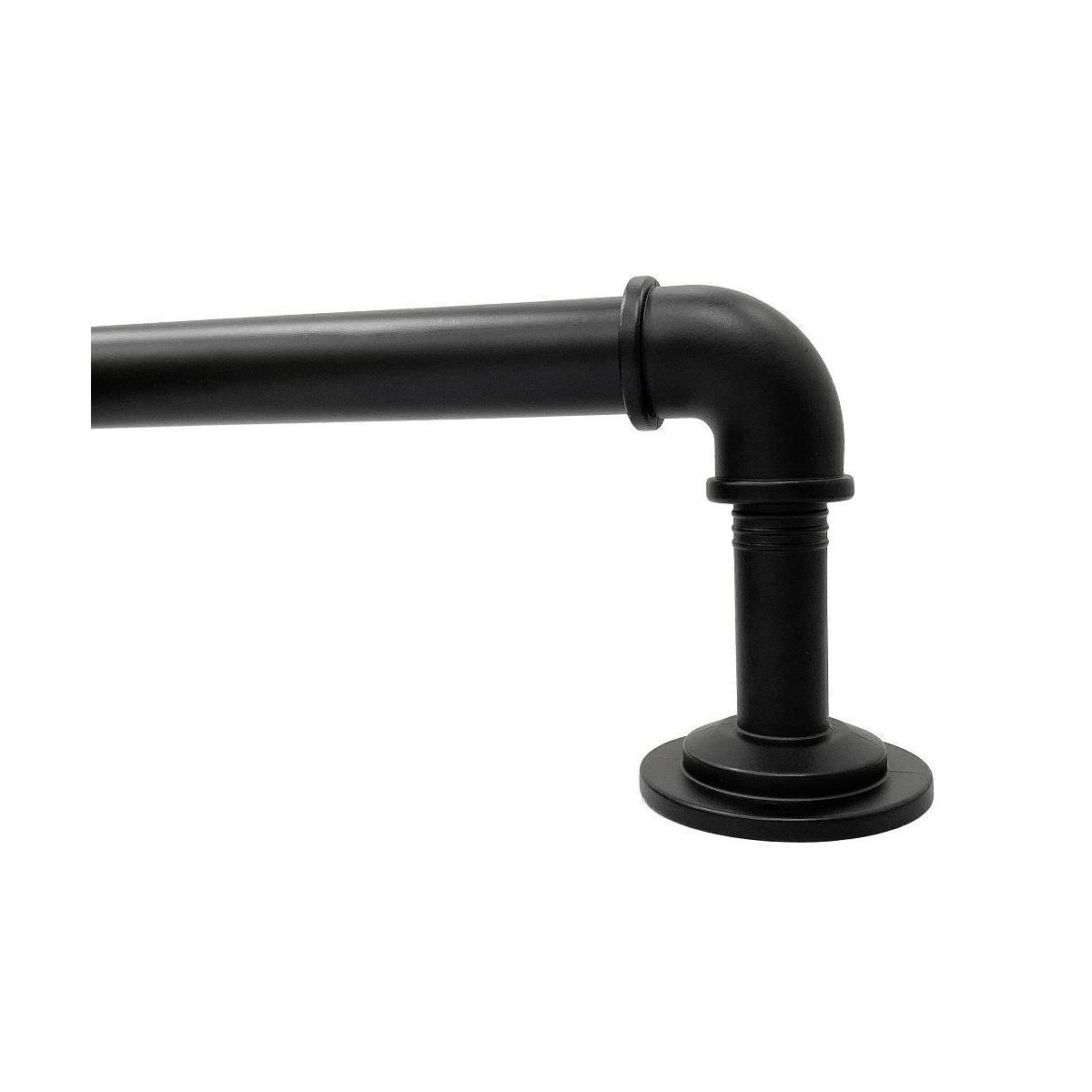 Lumi Home Furnishings Wraparound Single Steel Curtain Rod
