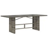 vidaXL 9 Piece Patio Dining Set with Cushions Poly Rattan - 4 of 4