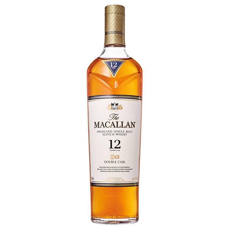 The Macallan 12yr Double Cask Single Malt Scotch Whisky - 750ml Bottle, 1 of 5