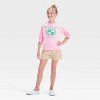 Girls' Fleece Crew Pullover Sweatshirt - Cat & Jack™ - 4 of 4