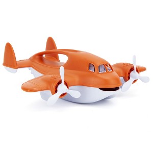 Green Toys Fire Plane - Pretend Play, Motor Skills, Kids Bath Toy Vehicle - 1 of 3